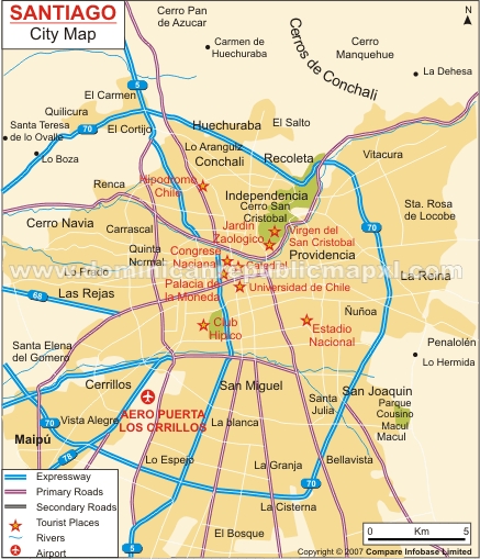 santiago city carte